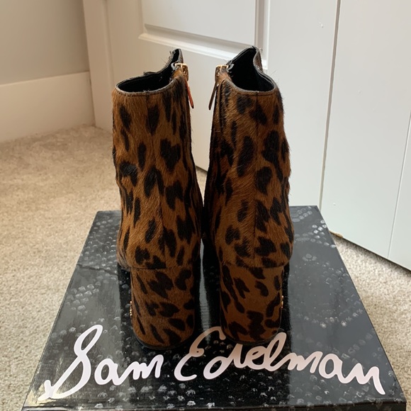 Sam Edelman Leopard Hilty Booties - Picture 3 of 8